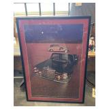 Framed/Matted Car Poster 29"x41"