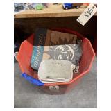 Door Ornament - Gloves - Rope in Plastic Bin