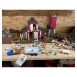 Barn Set - Animals - Fences - Scenery