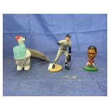 3 Pcs - Baseball Figures & Polar Bear