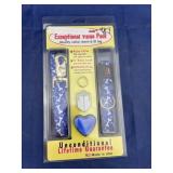 Premium Tough Lock Collar Leash & ID Tag - NIP