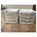 2 - Plastic Organizers