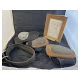 Knee Pads & Framed Pic