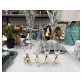 6 - Plastic Stem Holiday Glasses