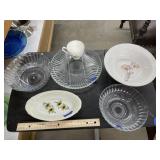 6 Pcs - Glass Serving Dishes - Cup