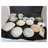 Pile of Small Saucers - Tea Cup - Creamer- Bowl
