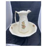 Pitcher & Wash Basin