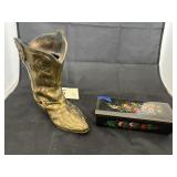 Boot Vase & Trinket Box