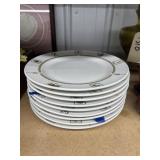 9 - Royal Norfolk Glass Plates