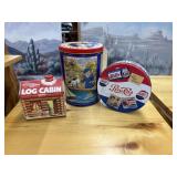 3 Pcs - Cracker Jack - Pepsi Cola - Syrup Tins