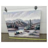 Canvas Desert Wall Art 50"x40"
