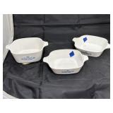 3 Pcs - Corningware