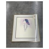 Framed Native American Wall Art 1978 24"x27"