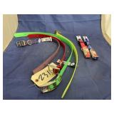 6 Pcs - Rubber & Nylon Animal Collars