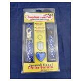 Premium Tough Lock Collar Leash & ID Tag - NIP