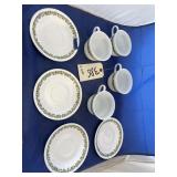 4 - Corelle Cups & Saucers