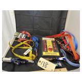 Pile of Dog Leashes & Collars