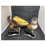 4 Pcs - Candle Holders - Glass Dï¿½cor