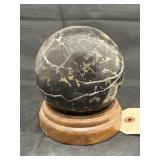 2 Pcs - Orb & Wooden Stand