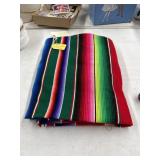 Traditional Mexican Serape Blanket