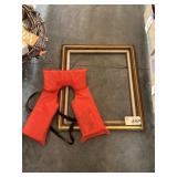 Wood Picture Frame - no glass - Life Jacket