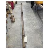 Wooden Hand Rail w/Mounting Brackets 8ft