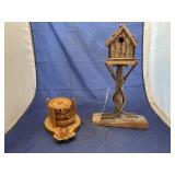 Set of Coasters & Birdhouse Dï¿½cor