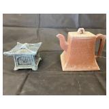 Oriental Trinket Box & Tea Pot