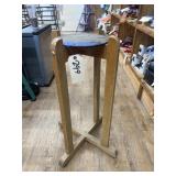 Wooden Plant Stand 10"Dia x 27"H