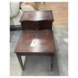 Vintage End Table 18"L x 28"W x 23"H