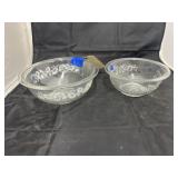 2 - Glass Bowls