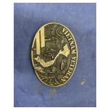 VietNam Veteran Belt Buckle - Solid Brass