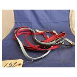 Pile of Nylon Leashes