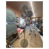 Vintage Metal Fan 79"H