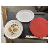 6 Plates - 3 are Denby in England