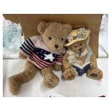 Teddy Bear & Porcelain Figure