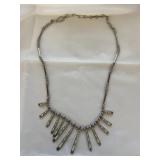 Silver Toned Necklace in box