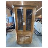 Lighted Corner Display Cabinet