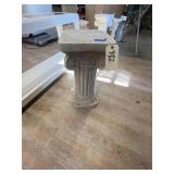 Plaster Pedestal/Plant Stand 25"H