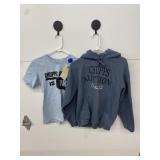 2 Pcs - T Shirt Sz S- Hoodie Sz M