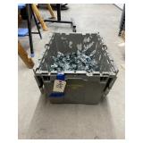 Christmas Lights in Plastic Bin