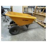 2-Wheel Tru Temper Plastic Wheelbarrow