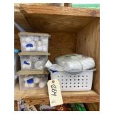 4 Pcs - Plastic Bins w/Cast Padding & More