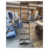 Wooden Folding Ladder 5-Step 68"H