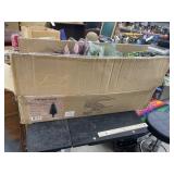 4 Ft Lighted Christmas Tree w/Faux Flowers