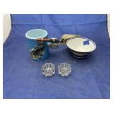 4 Pcs - Coffee Mug - Oriental Bowl - Glass Salts