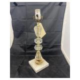 Crystal Elec Table Lamp - no shade
