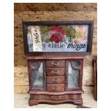 2 Pcs - Jewelry Box - Framed Wall Dï¿½cor