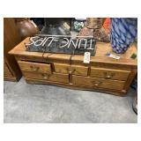 5-Drawer Wooden Cabinet 57"L x 18"W x 22"H