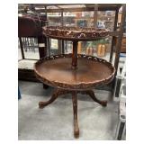 2-Tiered Side Table 26"Dia x 29"H